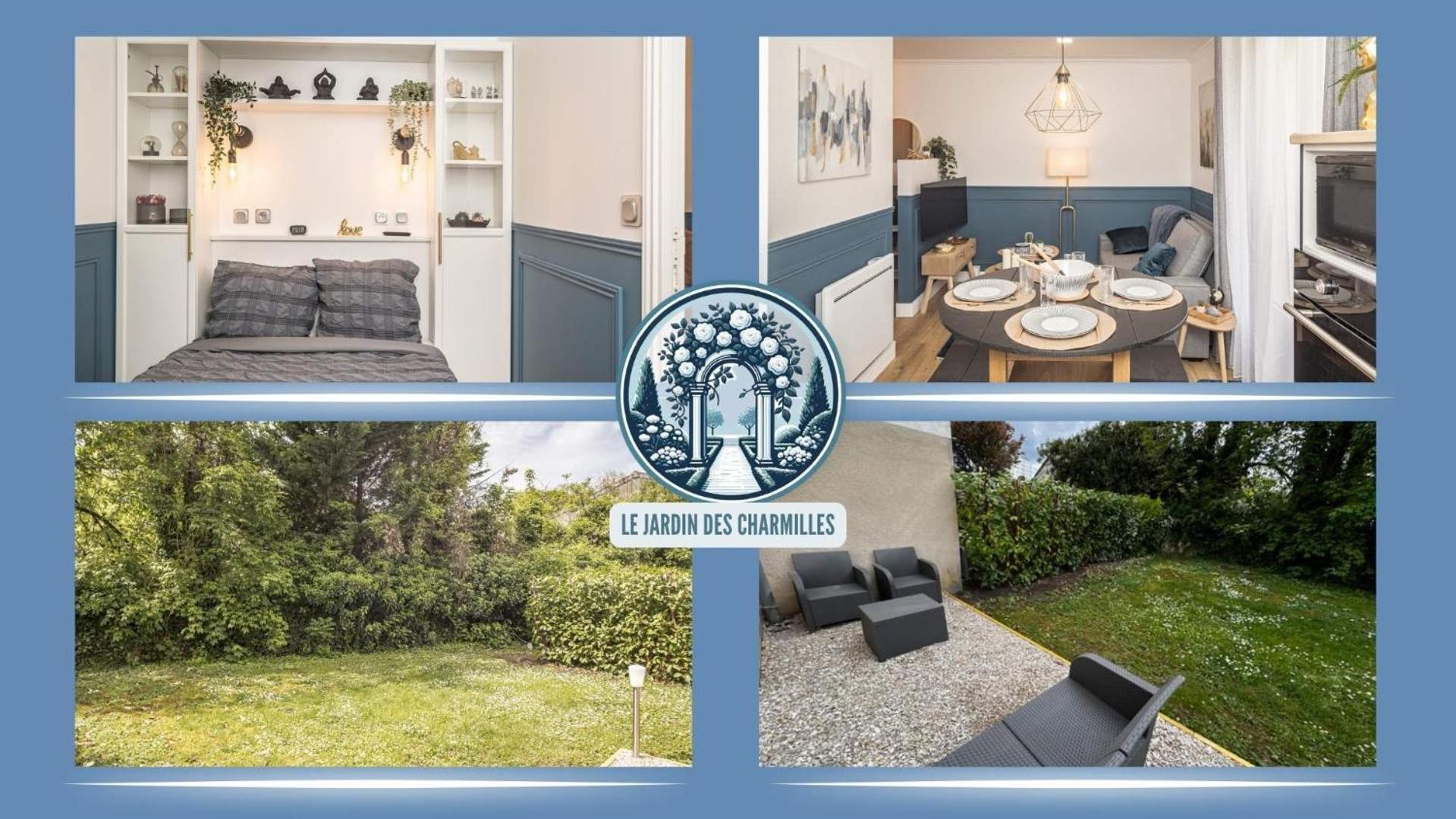 Le Jardin Des Charmilles - Proche Hypercentre Apartman Troyes Kültér fotó